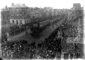 St. Patrick's Day Parade in Ireland, 1905. Photograph from the National Library of Ireland's Tempest Collection